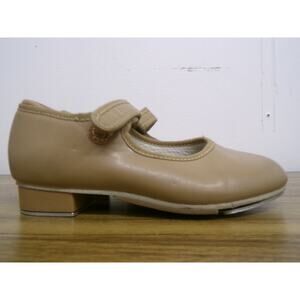 Pre-Owned Tap Shoes Revolution Style RD60014 2M Child Mary Jane Buckle Tan